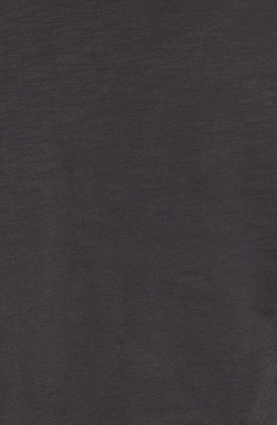 Shop Alex Mill Slub Cotton Long Sleeve T-shirt In Black
