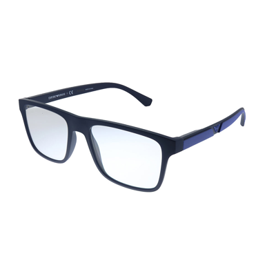 Shop Emporio Armani Ea 4115 57591w 54mm Unisex Rectangle Sunglasses In Blue