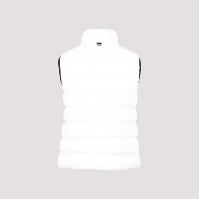 Shop Moncler Cenis Down Jacket Wintercoat In White