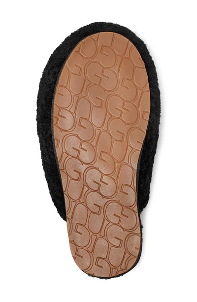 Shop Ugg Maxi Curly Genuine Shearling Clog In Black