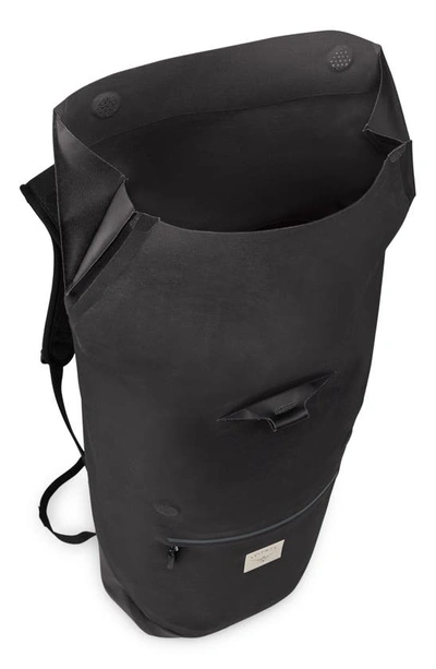 Shop Osprey Arcane™ 18l Waterproof Roll Top Backpack In Stonewash Black