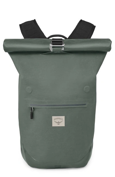 Shop Osprey Arcane™ 18l Waterproof Roll Top Backpack In Pine Leaf Green