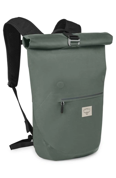 Shop Osprey Arcane™ 18l Waterproof Roll Top Backpack In Pine Leaf Green