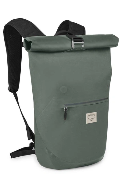 Osprey Arcane 18l Waterproof Roll Top Backpack In Pine Leaf Green