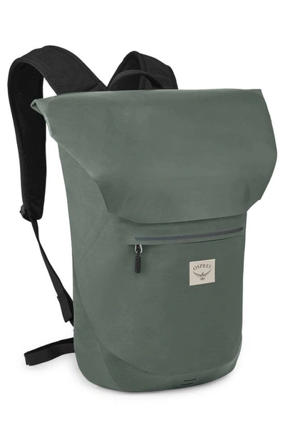 Shop Osprey Arcane™ 18l Waterproof Roll Top Backpack In Pine Leaf Green