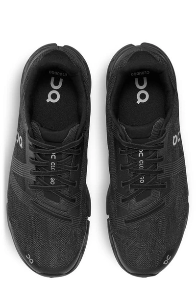On Men's Cloud 5 Waterproof Lace Up Running Sneakers In Black/ Eclipse