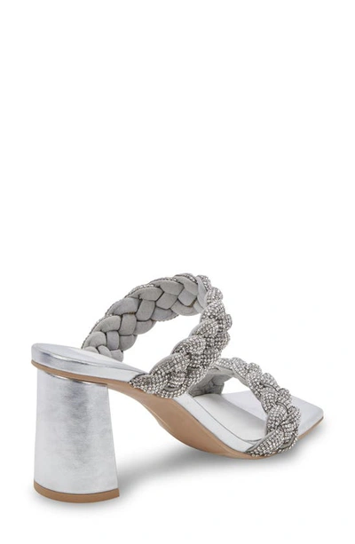 Shop Dolce Vita Paily Embellished Sandal In Crystal Rhinestone