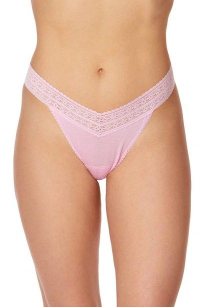 Shop Hanky Panky Dream Original Rise Thong In Cotton Candy