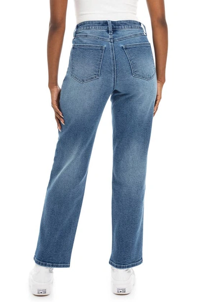 1822 Denim High Waist Straight Leg Jeans In Benny
