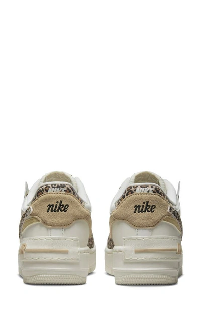 Shop Nike Air Force 1 Shadow Sneaker In Sail/ Sesame/ Black