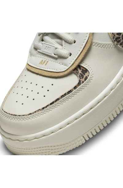 Shop Nike Air Force 1 Shadow Sneaker In Sail/ Sesame/ Black