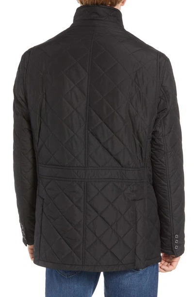 Barbour Quilted Lutz Jacket In Black | ModeSens