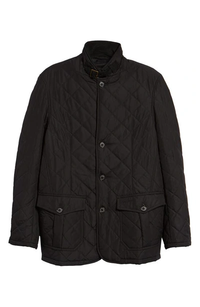 Shop Barbour Lutz Quilted Jacket In Black