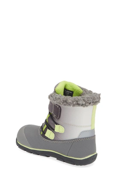 Shop See Kai Run Gilman Waterproof Snow Boot In Gray/ Gradient