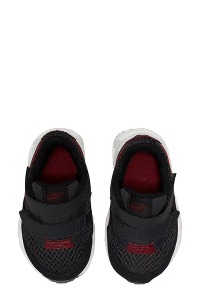 Shop Nike Kids' Air Max Systm Sneaker In Black/ Red/ Anthracite/ White