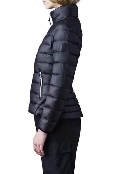 Shop Mackage Davina Water Repellent 800 Fill Power Down Puffer Jacket In Black