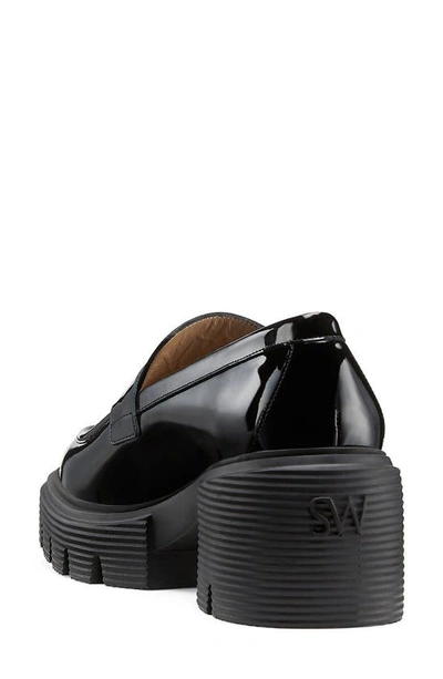 Shop Stuart Weitzman Soho Loafer In Black