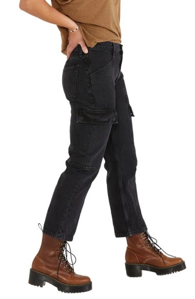 Shop Etica Ética Pax Cargo Slim Fit Jeans In Black Rock