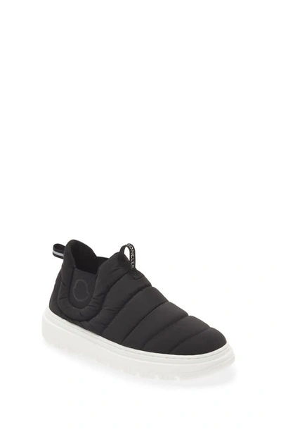 Shop Moncler Kids' Après Trail Quilted Sneaker In Black