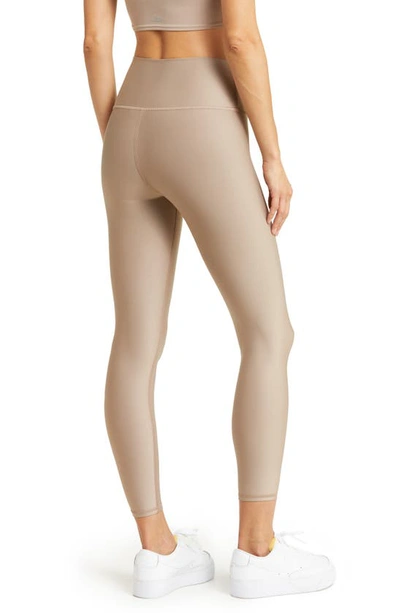 Shop Alo Yoga Airlift High Waist 7/8 Leggings In Taupe