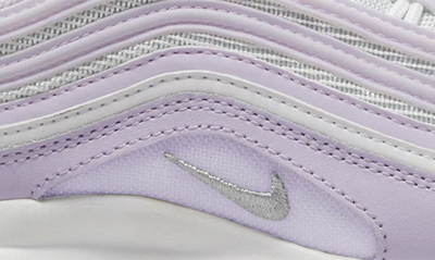 Shop Nike Kids' Air Max 97 Sneaker In White/ Silver/ Violet Frost