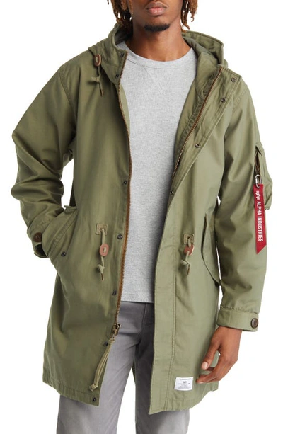 Alpha industries m59 hot sale fishtail parka coat