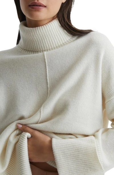 REISS THE SARAH WOOL & CASHMERE TURTLENECK SWEATER 