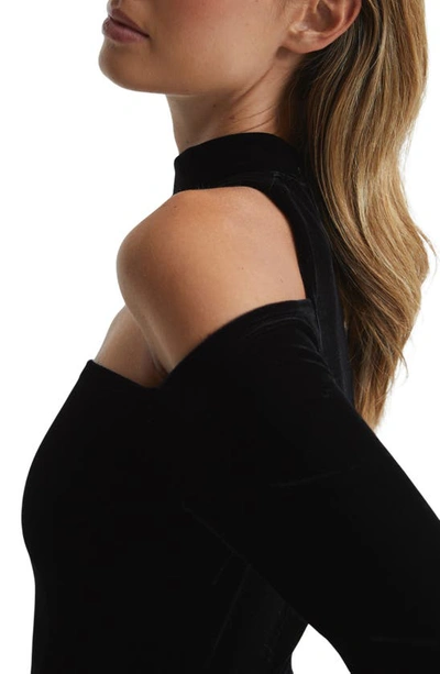Shop Reiss Tatiana Cutout Long Sleeve Sheath Dress In Black
