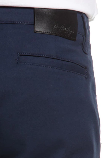 Shop 34 Heritage Verona Slim Fit Flat Front Chino Pants In Navy High Flyer