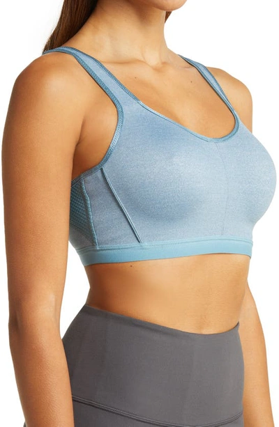 Shop Wacoal Brandi High Impact Underwire Sports Bra In Bluestone