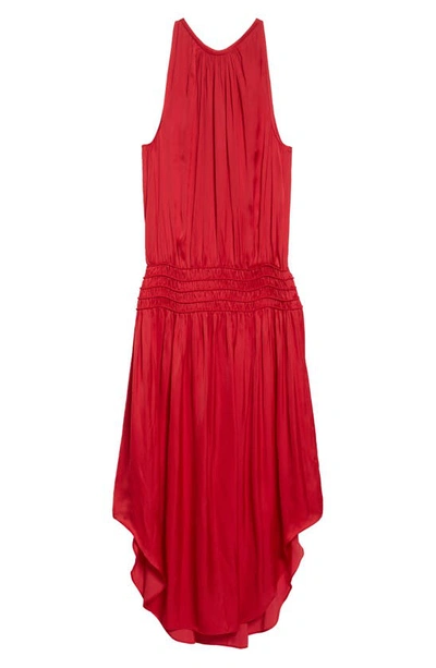 Shop Ramy Brook Audrey A-line Dress In Scarlet