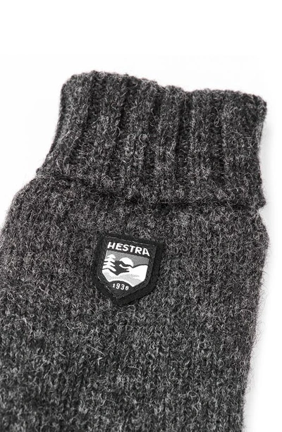 Hestra Wool Blend Glove In Charcoal