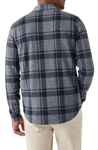 Shop Faherty Legend Plaid Flannel Button-up Shirt In Grey Seas Plaid