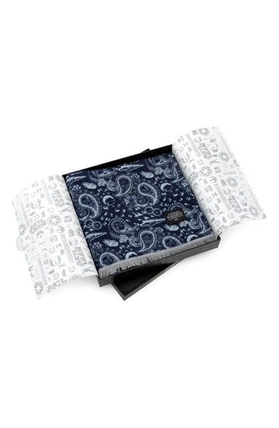 Cufflinks, Inc . Star Wars™ Darth Vader Paisley Merino Wool Blend Scarf In Gray