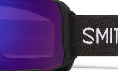 Shop Smith Showcase Over The Glass 145mm Chromapop™ Snow Goggles In Black / Violet Mirror