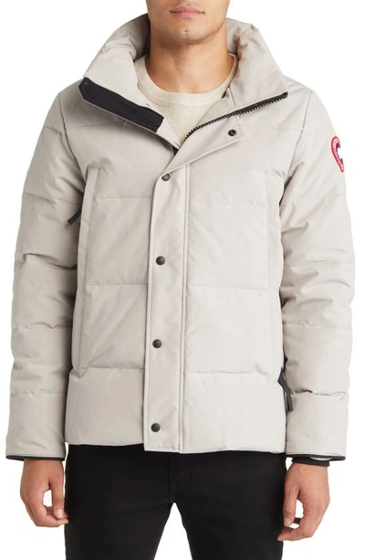 Shop Canada Goose Wydham Water Repellent 625 Fill Power Down Parka In Limestone