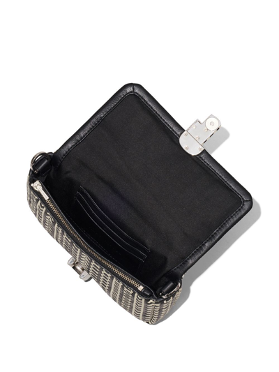 Marc Jacobs The Monogram J Marc Mini Shoulder Bag In Black