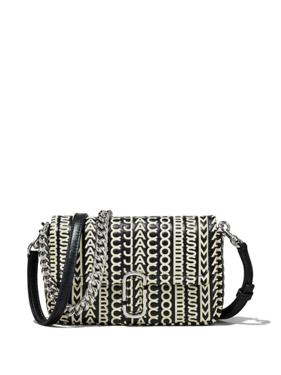 Marc Jacobs The Monogram J Marc Mini Shoulder Bag In Black