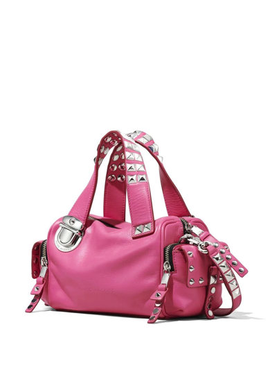 Shop Marc Jacobs The Mini Satchel Bag In Pink