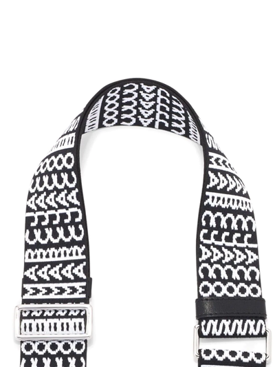 Marc Jacobs The Monogram Bag Strap In Black