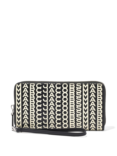 Shop Marc Jacobs The Continental Wristlet Wallet In Black