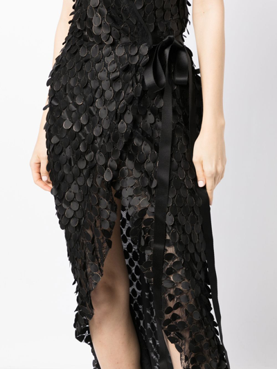 Shop Manning Cartell Supreme Extreme Sequinned Dress In Black