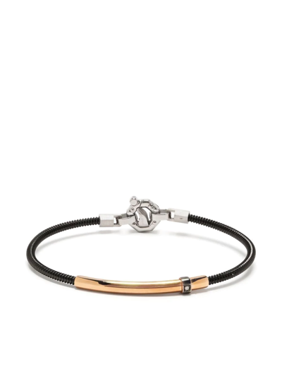 Shop Baraka Diamond-detail Rope Chain Bracelet In Pink