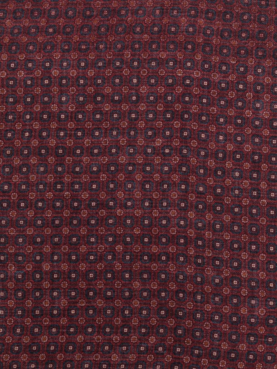 Brunello Cucinelli All-over Graphic-print Handkerchief In Rot