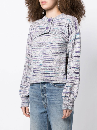 Shop Onefifteen X Beyond The Radar Jumper In Purple