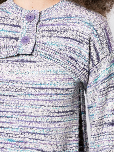 Onefifteen X Beyond The Radar Jumper In Purple