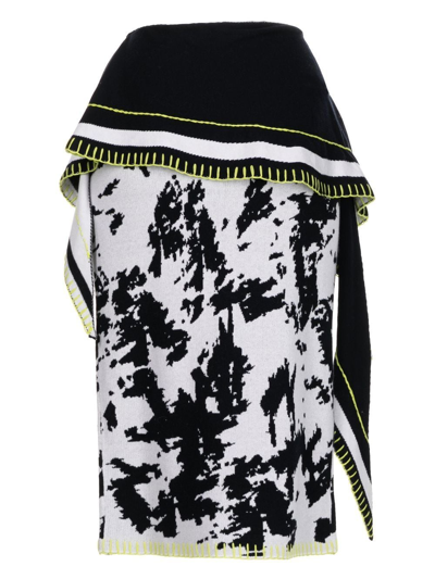 Onefifteen X Beyond The Radar Knitted Skirt In White
