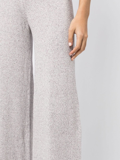 Onefifteen High-waist Knitted Trousers In Pink