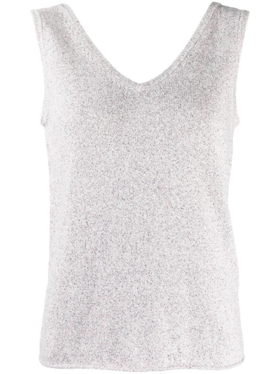 Shop Onefifteen Cut-out Detail Sleeveless Top In Purple