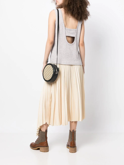 Onefifteen Cut-out Detail Sleeveless Top In Purple